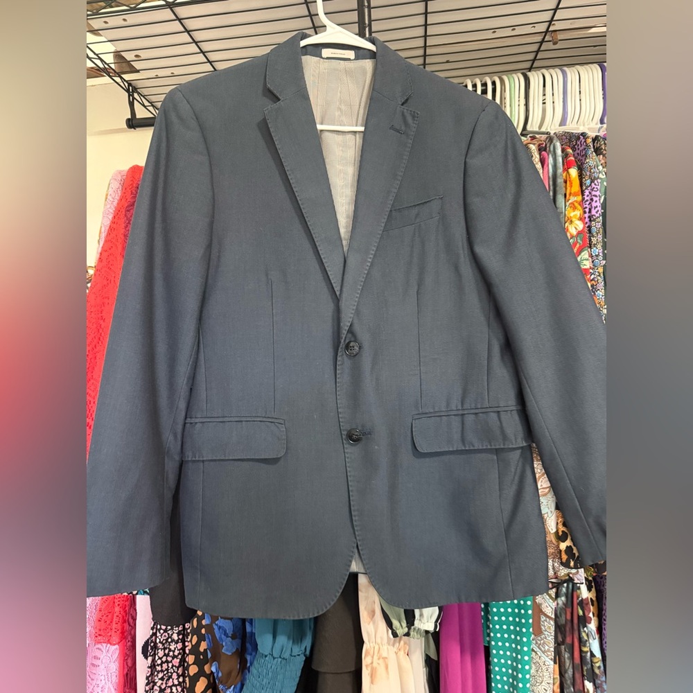jf j.ferrar Charcoal Men's Blazer